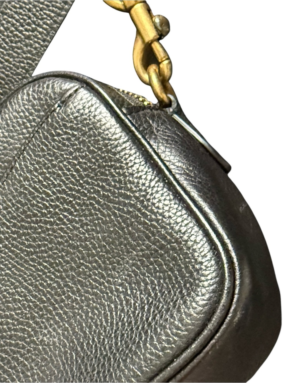 Coach Willow Camera Bag Black Pebbled Leather Turnlock Crossbody - Picture 10 of 12
